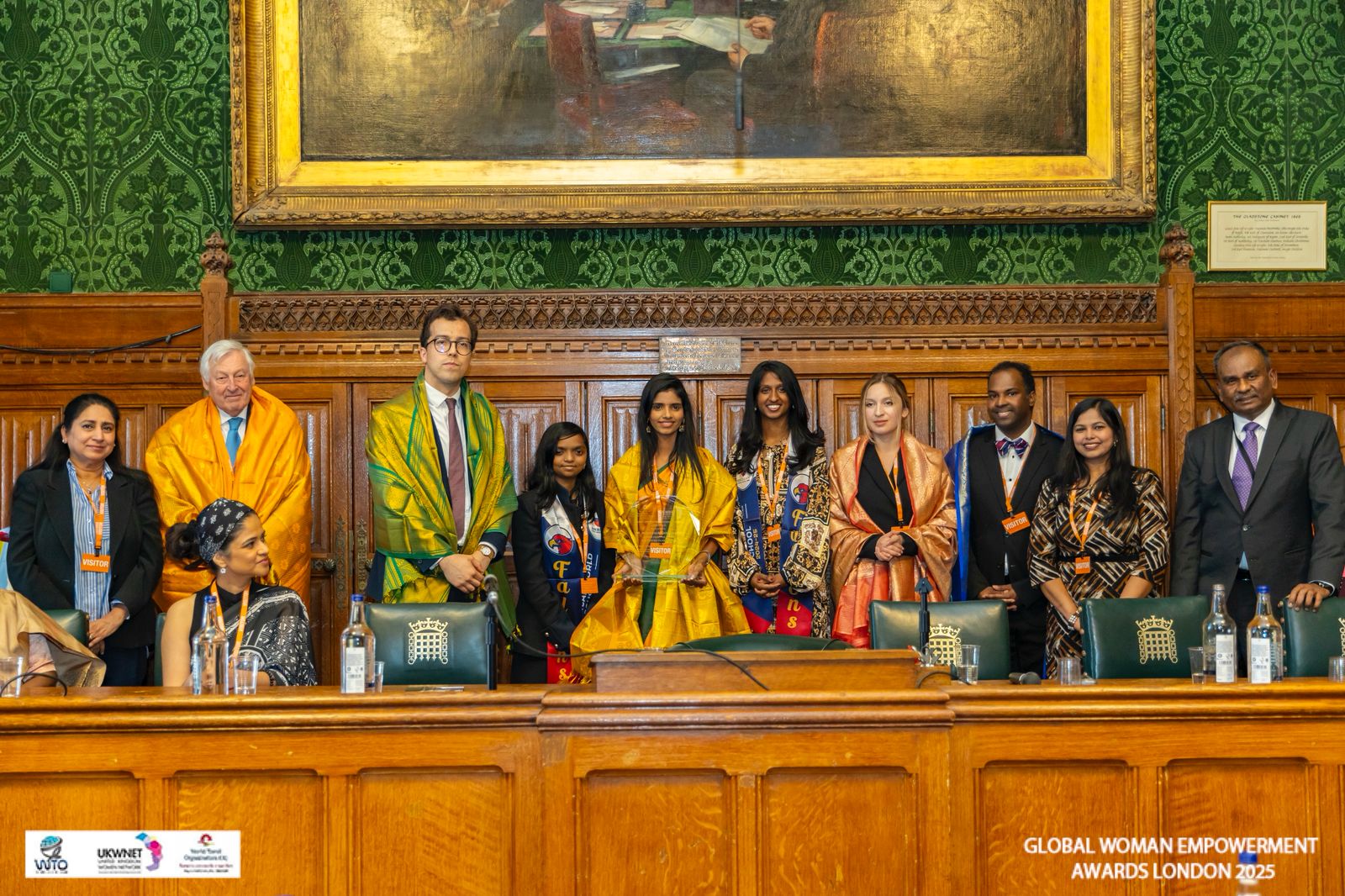 Applause for Founder Dr. Mohana Lakshmi at the UK Parliament ceremony